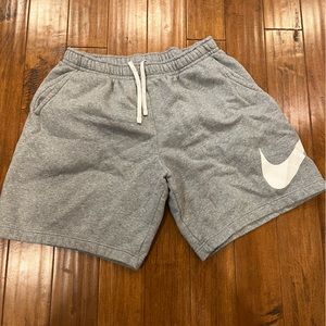 Nike Light Grey Fleece Shorts